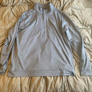 Matte Grey Quarter zip